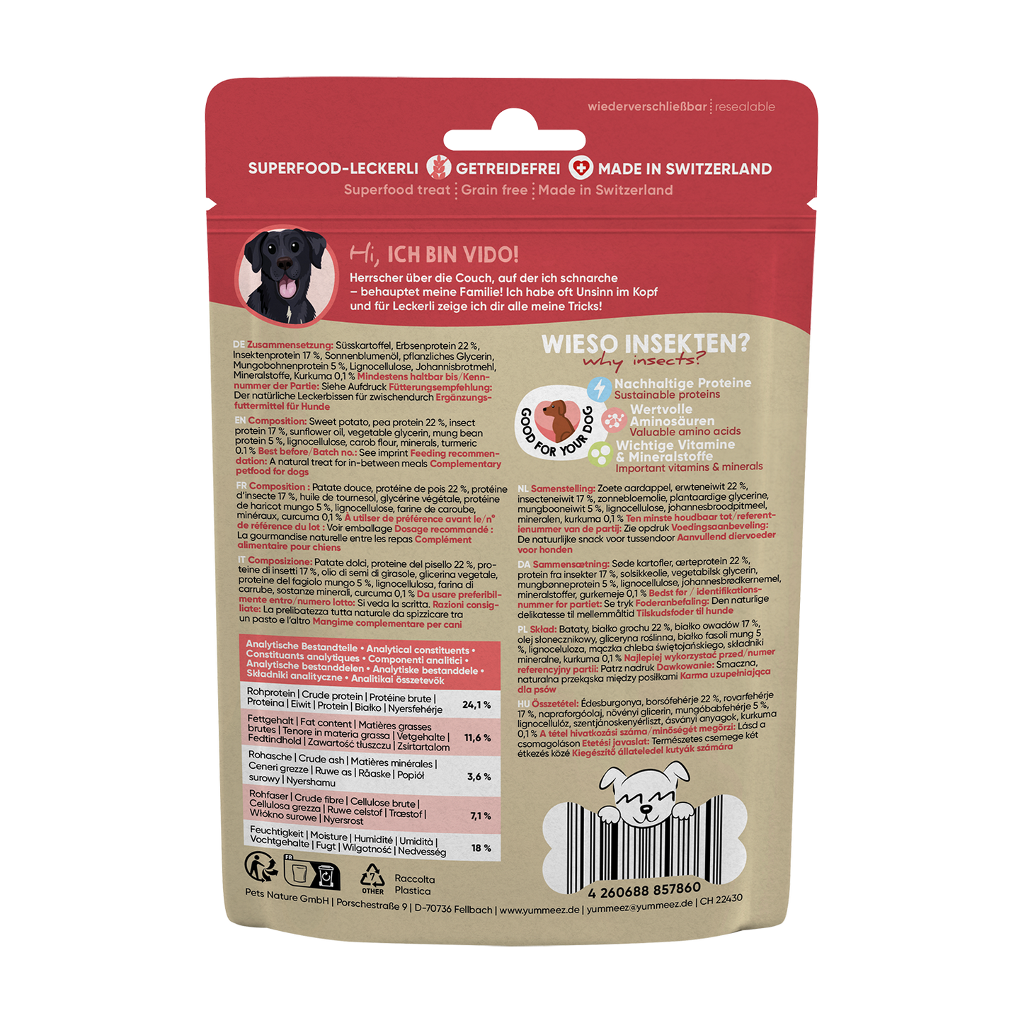 Insect Cubes, 100g