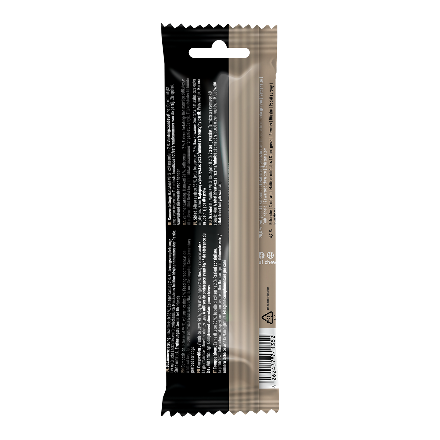Chewies Hundezigarre Hase 75g