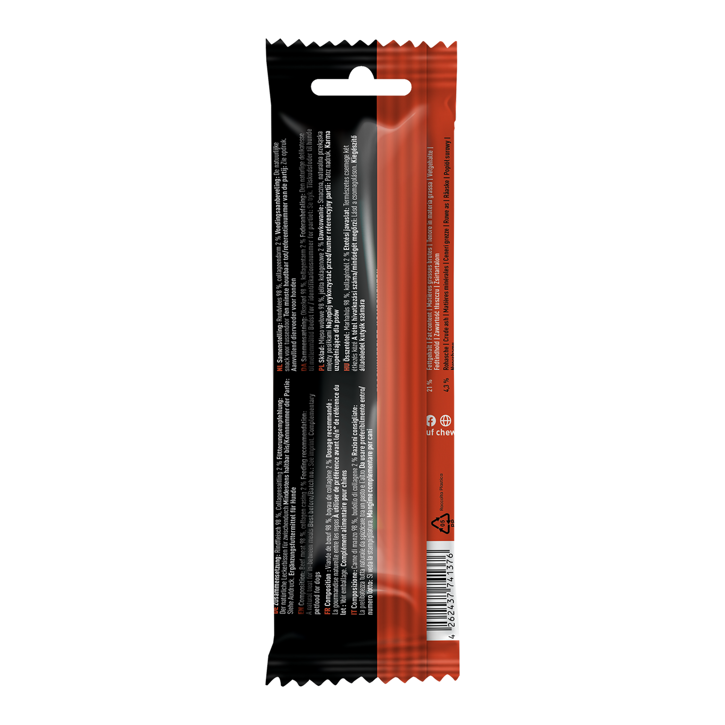 Chewies Hundezigarre Rind 75g