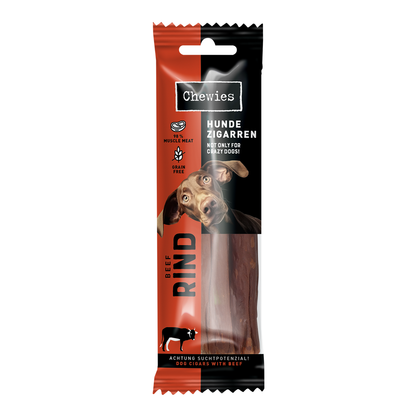 Chewies Hundezigarre Rind 75g