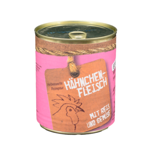 800g Hähnchenfleisch m. Reis und Gemüse, Tarus