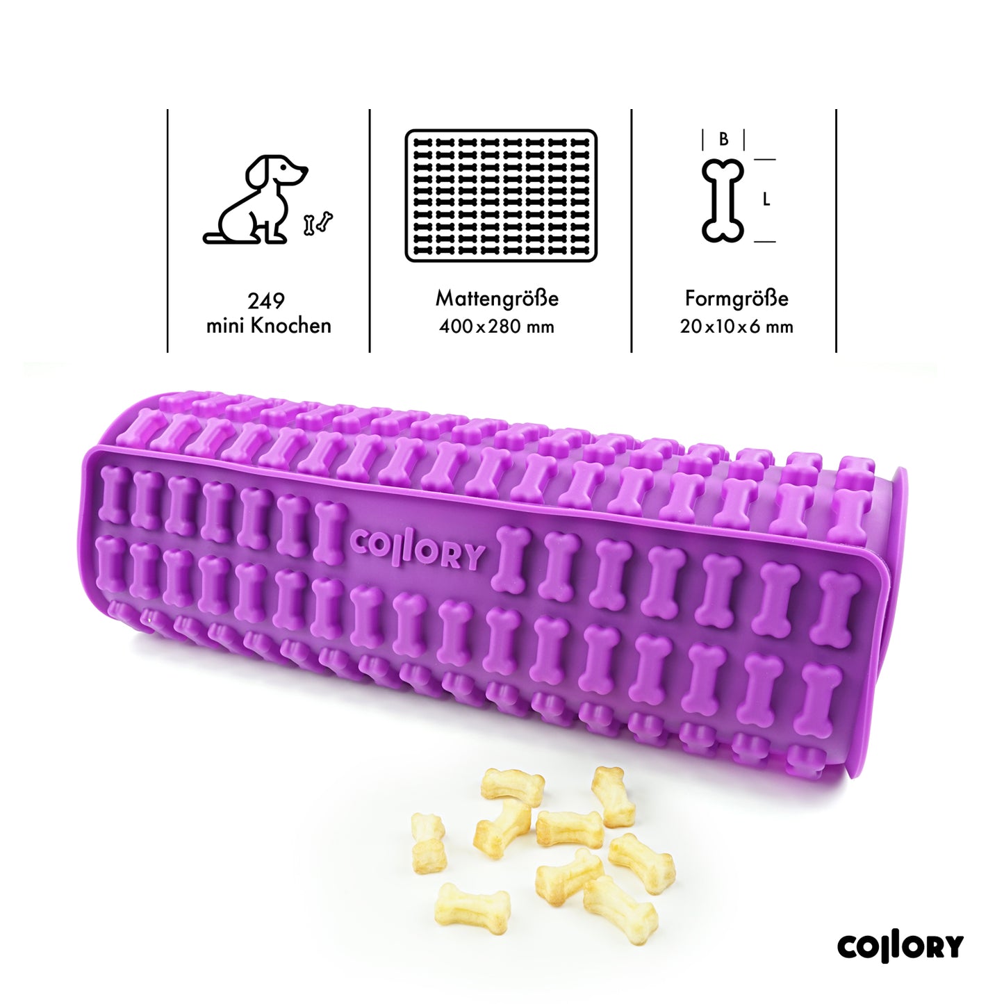 Knochen Backmatte, Collory