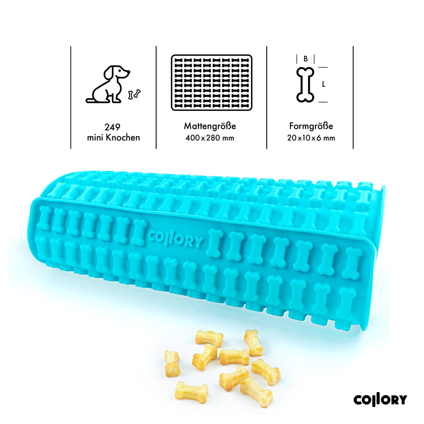 Knochen Backmatte, Collory