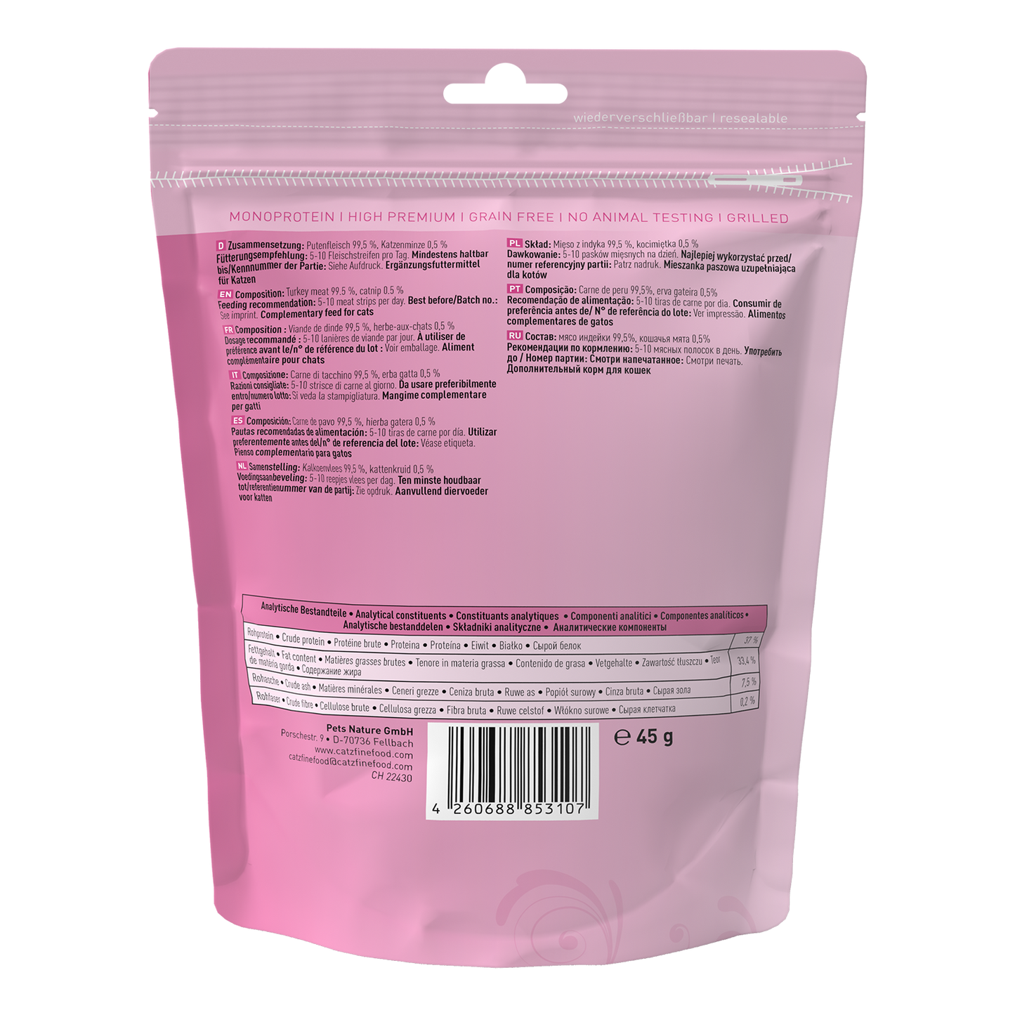 Catz finefood Pute Meatz 45g