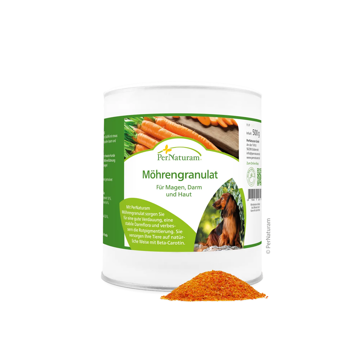 Möhrengranulat 500g, PerNaturam
