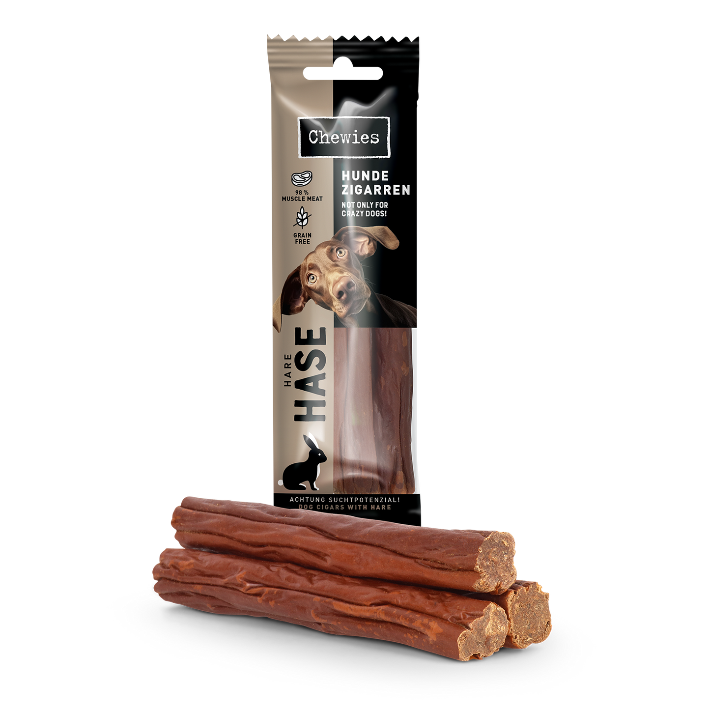 Chewies Hundezigarre Hase 75g