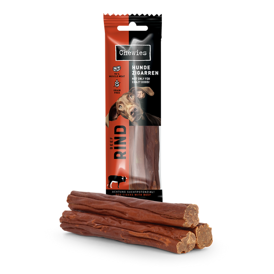 Chewies Hundezigarre Rind 75g