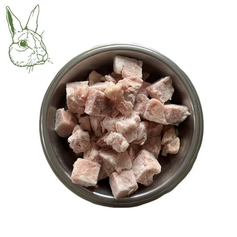 Kaninchenfleisch Würfel Deluxe, Futterfreunde